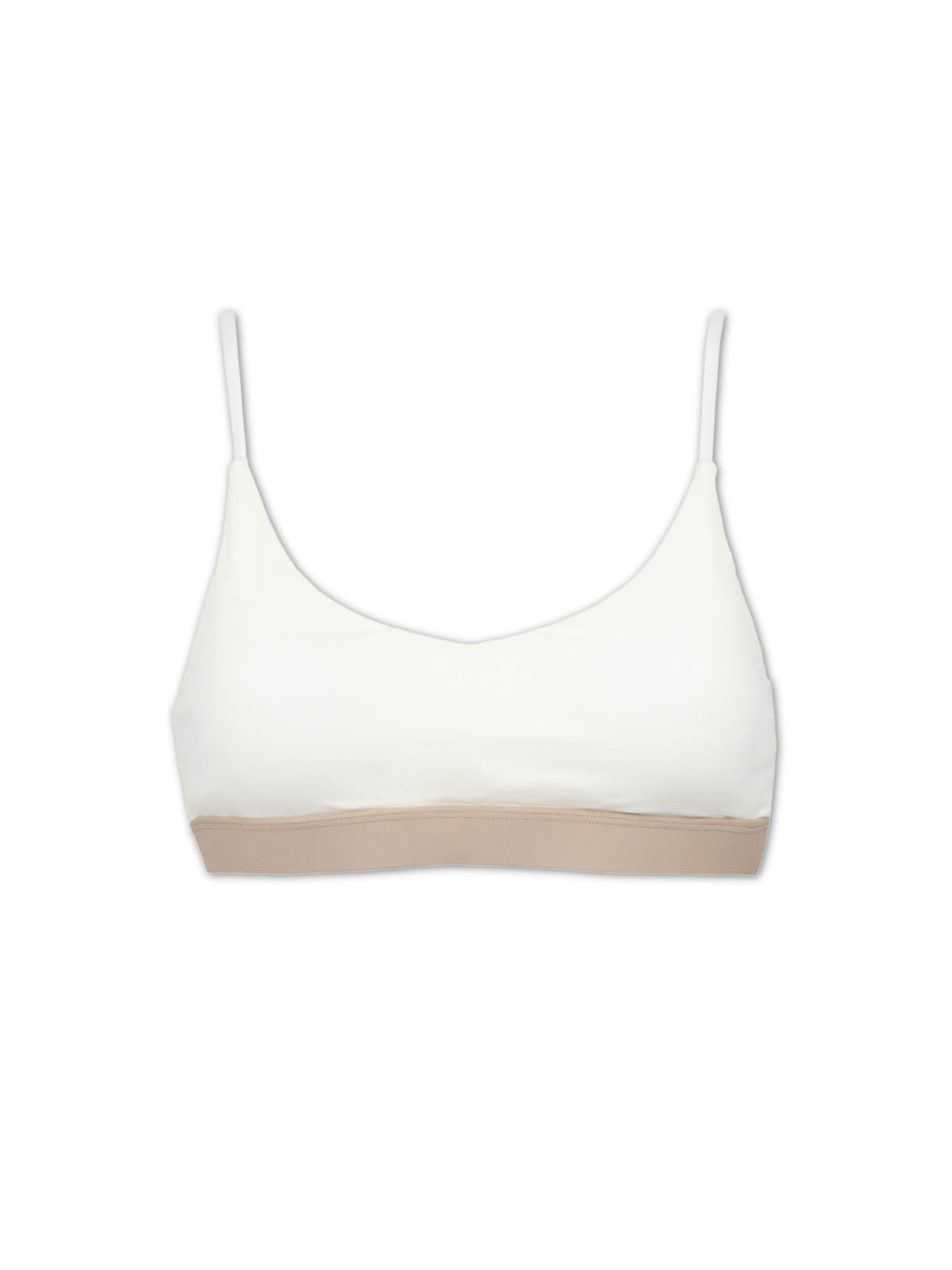 INES BIKINI TOP - Ivory / Sand