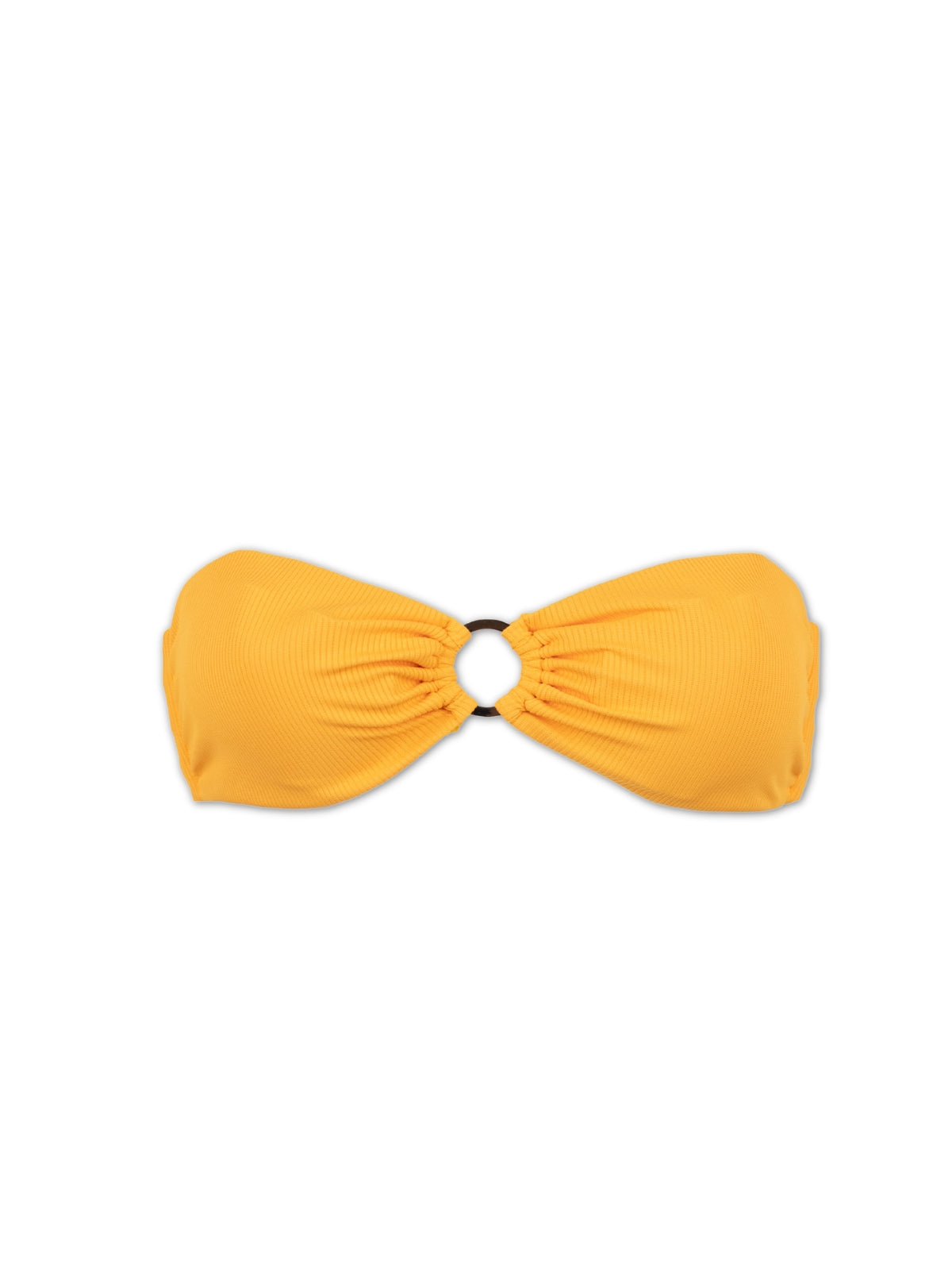 RENEE BIKINI TOP - Mango Ribbed