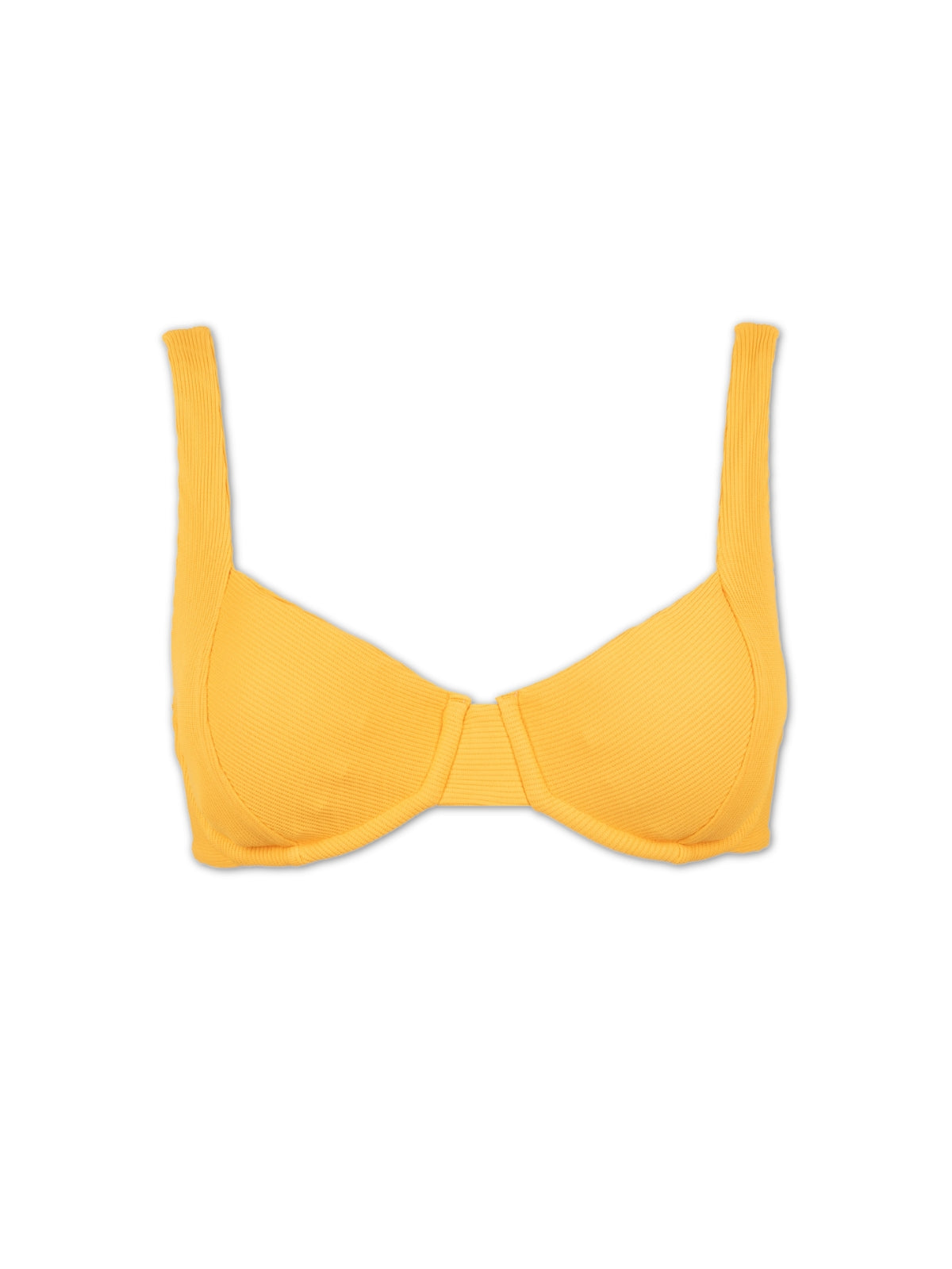 ANAIS BIKINI TOP - Mango Ribbed