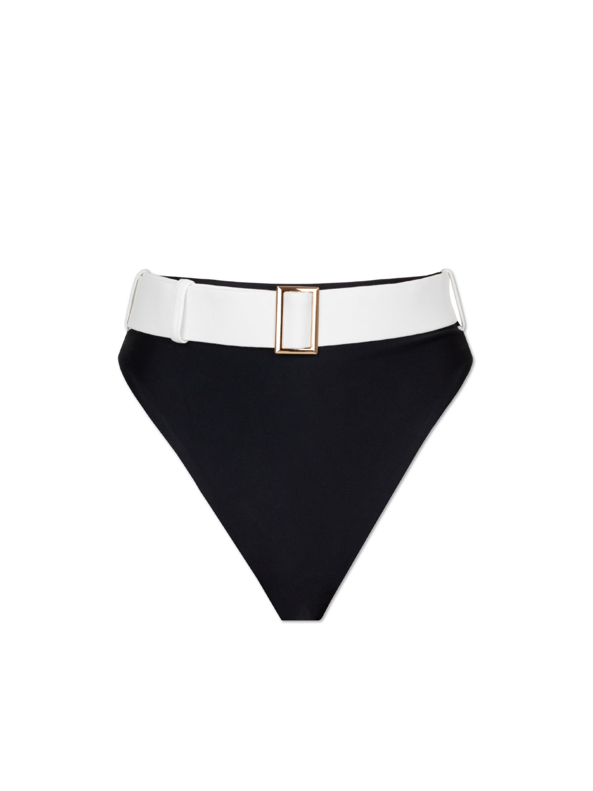 ELVIRA BIKINI BOTTOM - Black / White