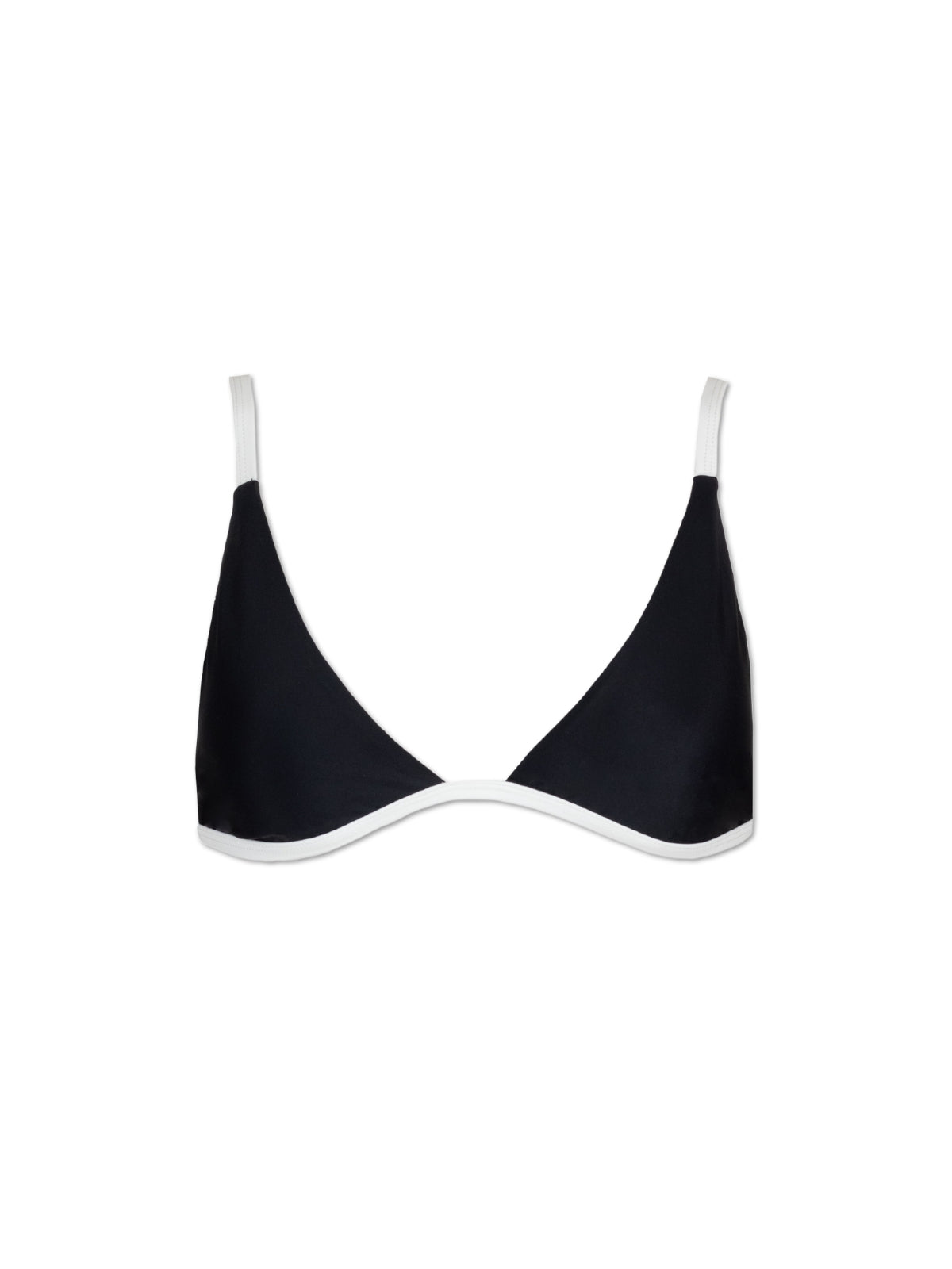NIKI BIKINI TOP - Black / White