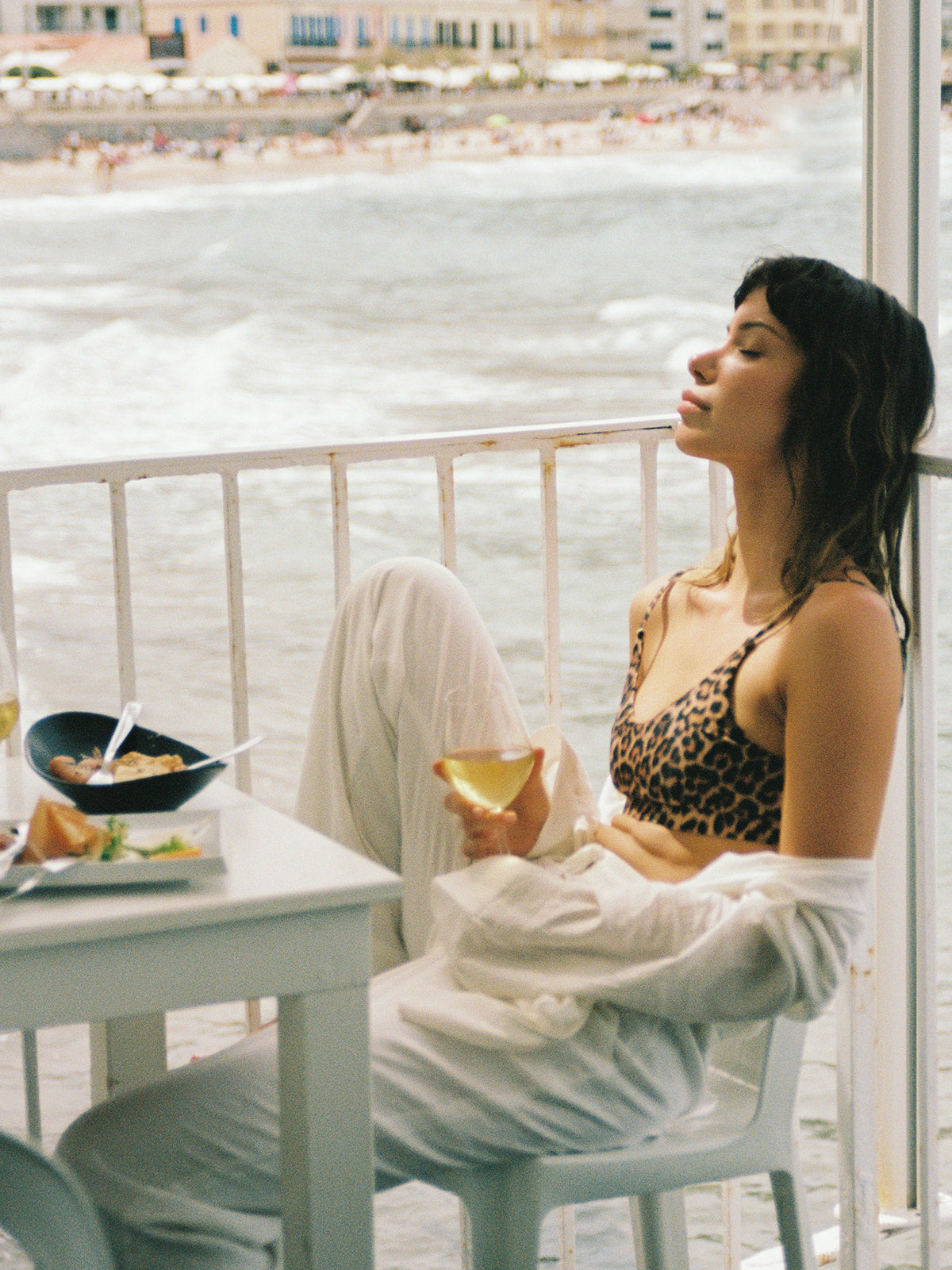 INES BIKINI TOP - Leopard