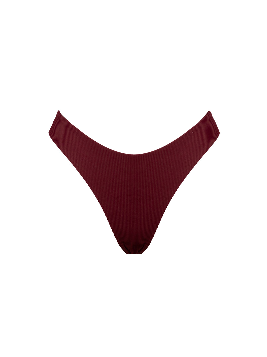 ERIN BIKINI BOTTOM - Vino Ribbed - palmarswimwear