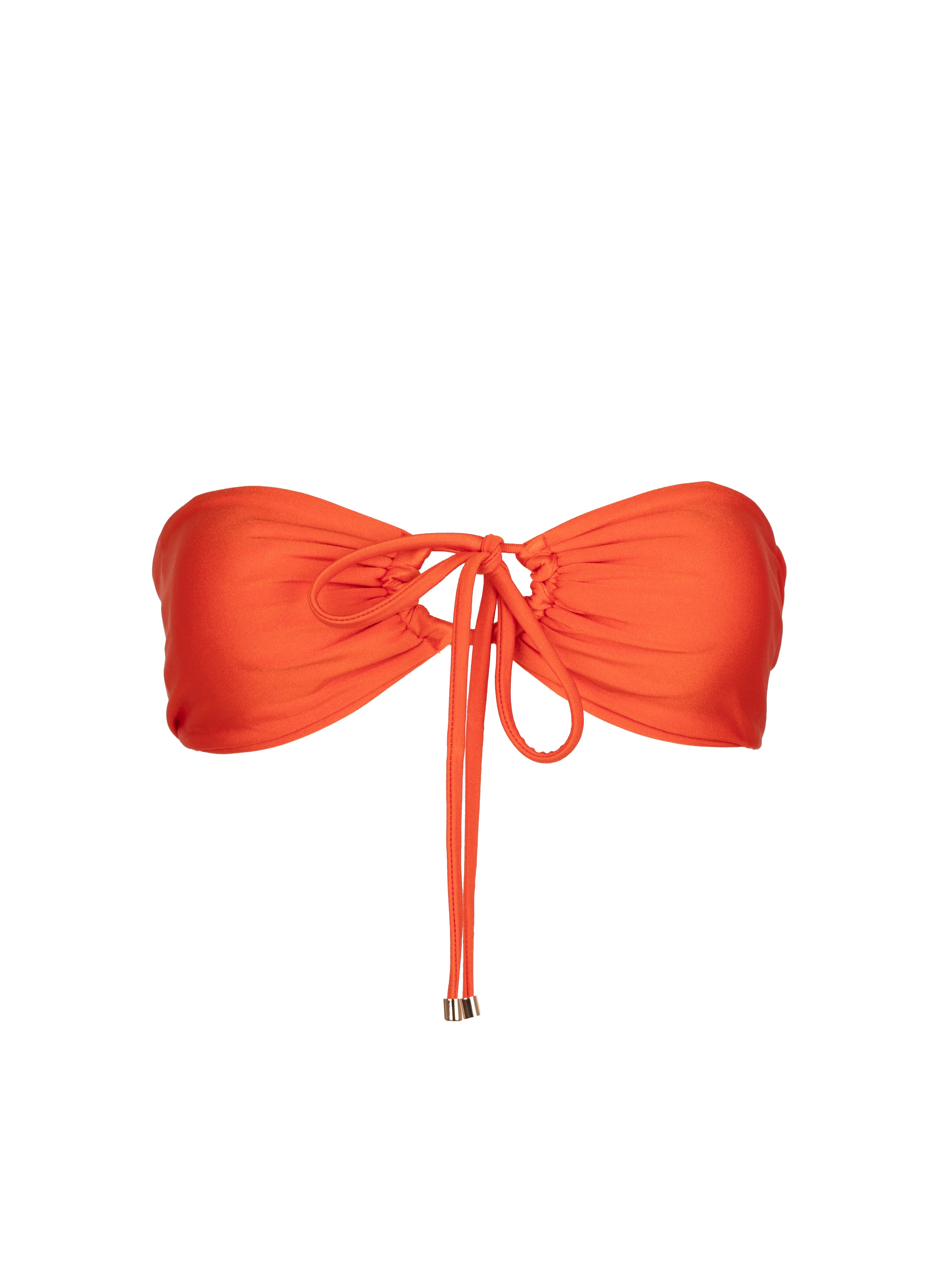 HEIDI BIKINI TOP - Orange Crush