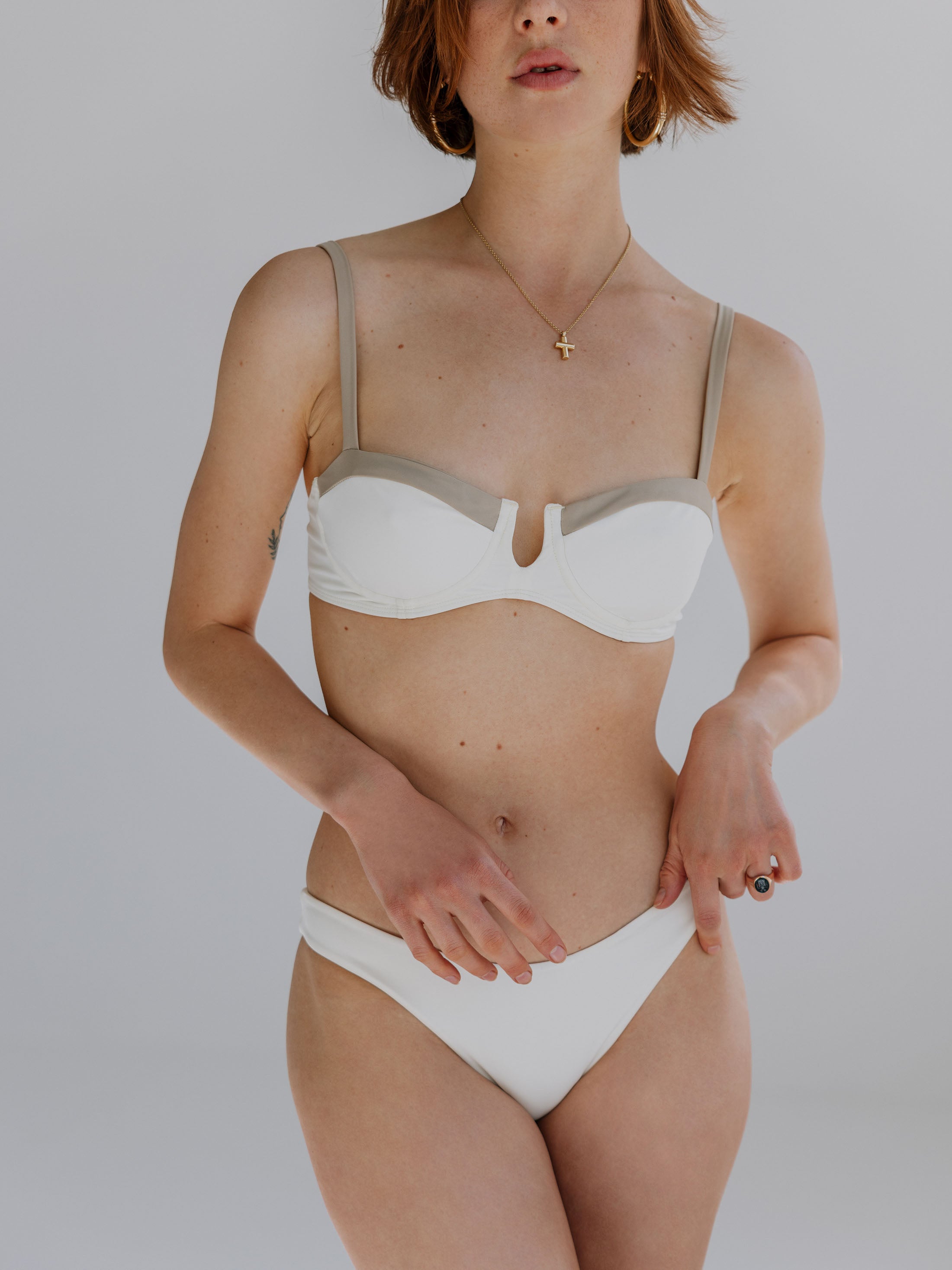 ERIN BIKINI BOTTOM - Ivory - palmarswimwear