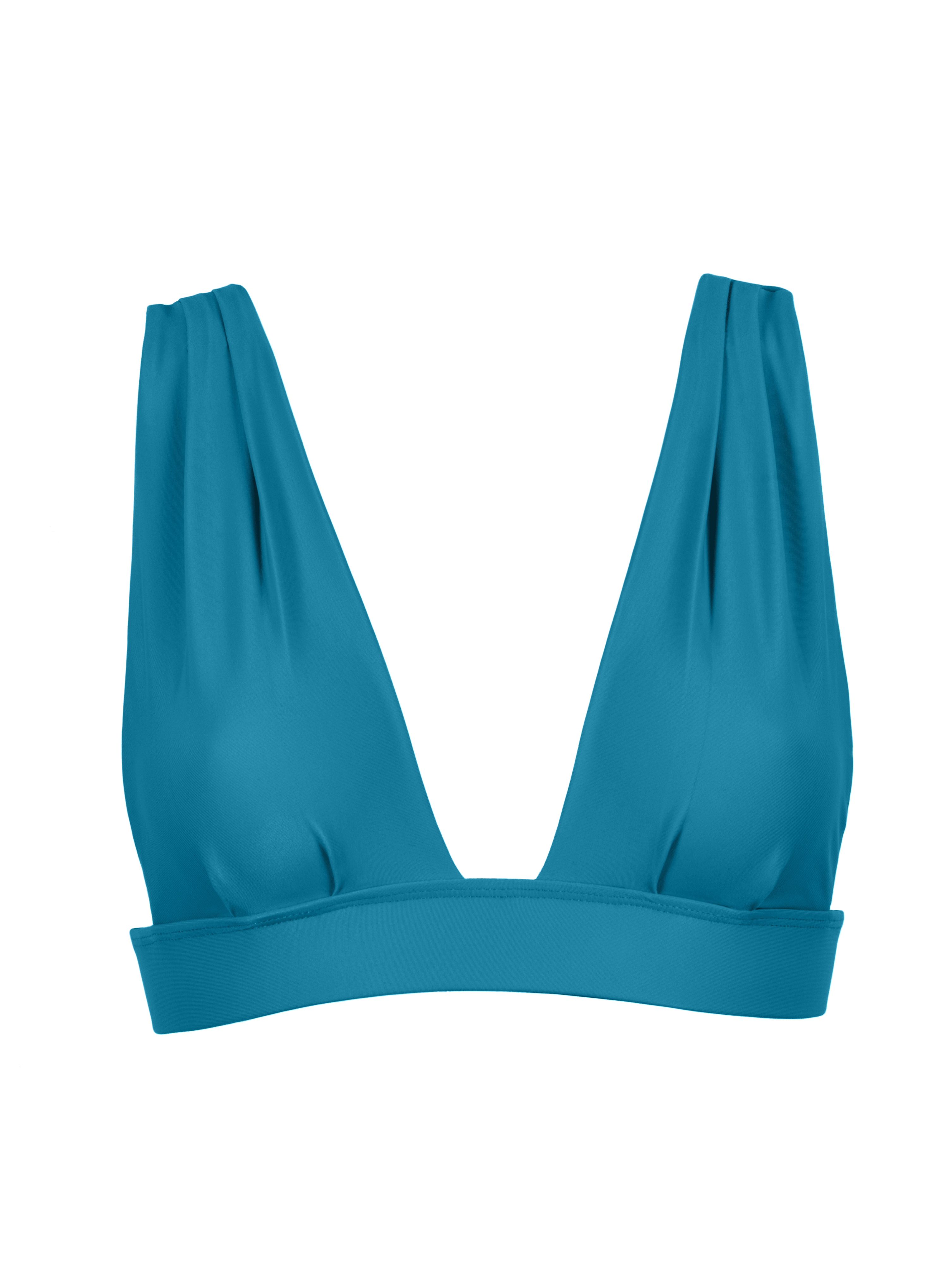 Produktbild Bikini Oberteil feminin blau recyceltem Stoff