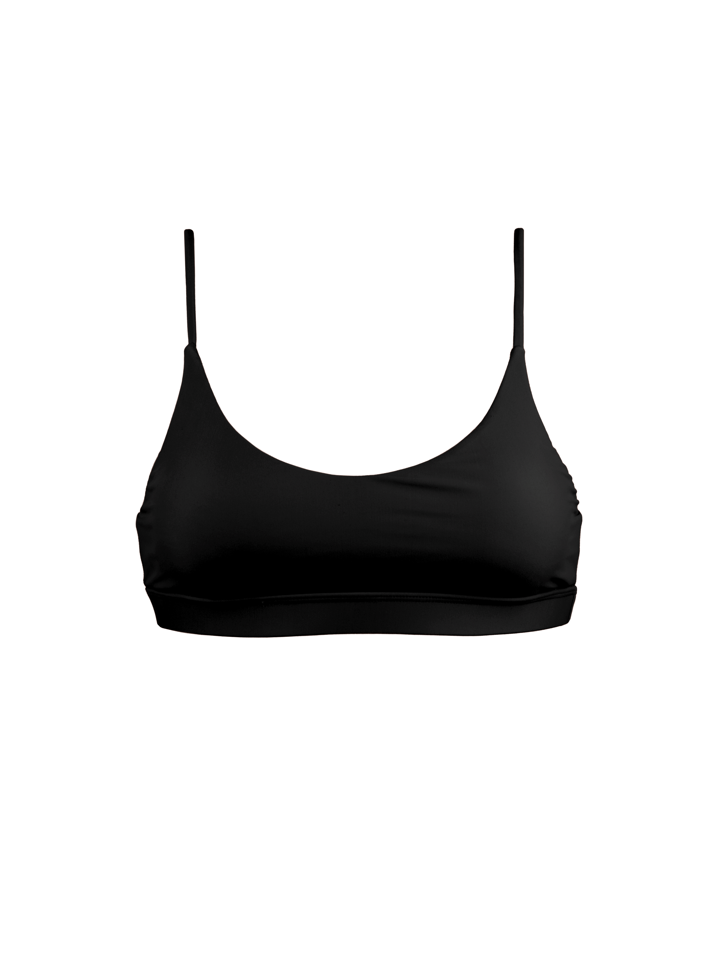 INES BIKINI TOP - Black