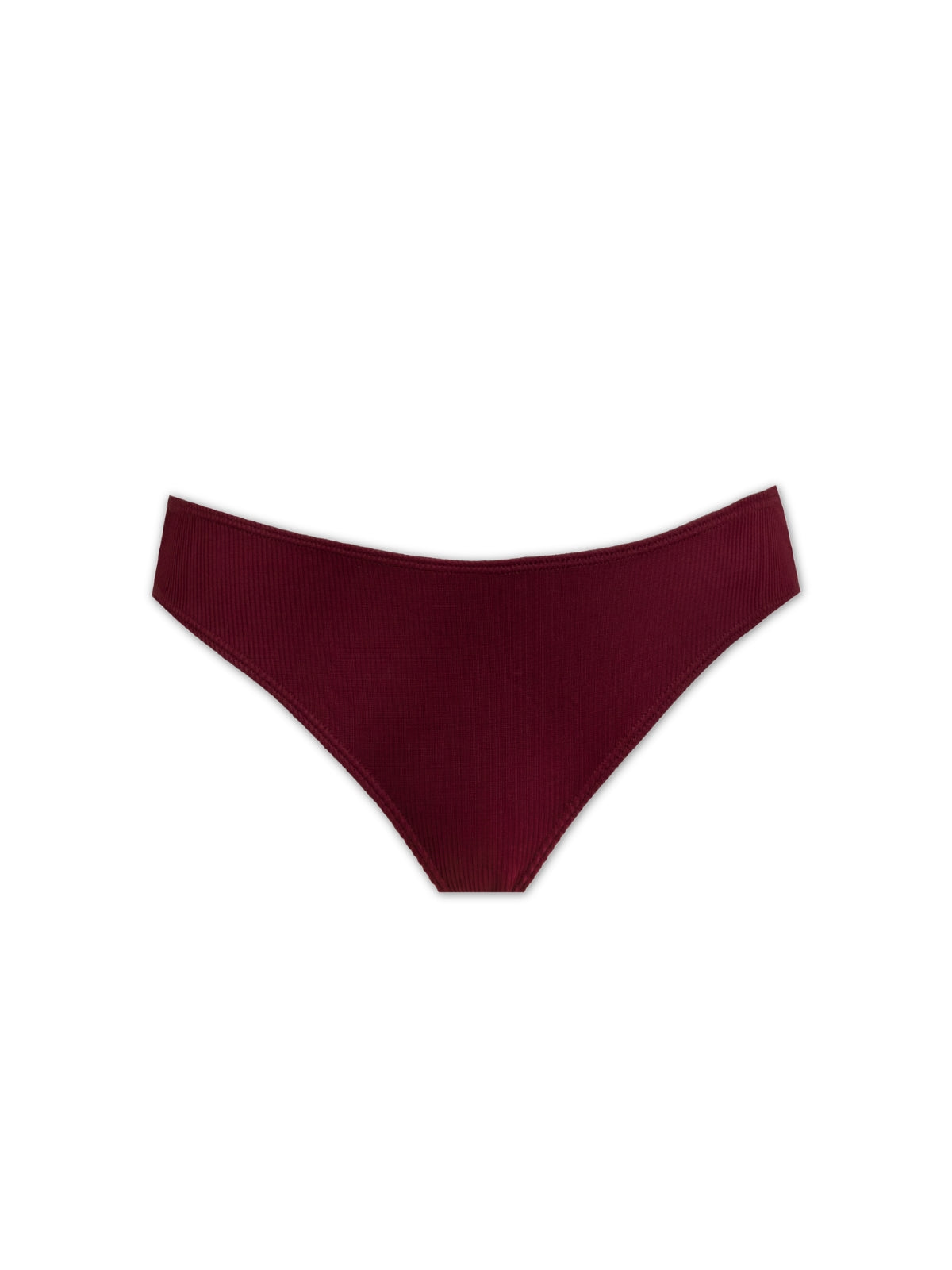 LAURE BIKINI BOTTOM - Vino Ribbed