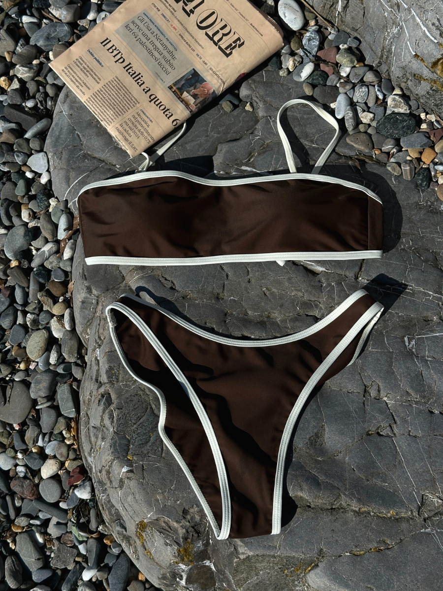 IVY BIKINI TOP - Espresso