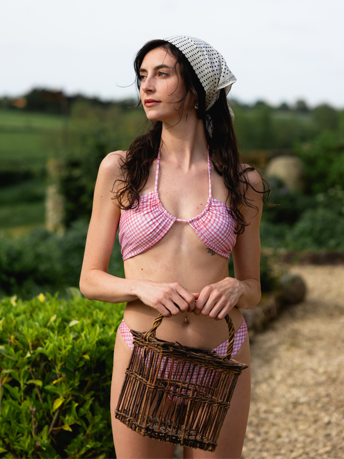 HEIDI BIKINI TOP - Strawberry