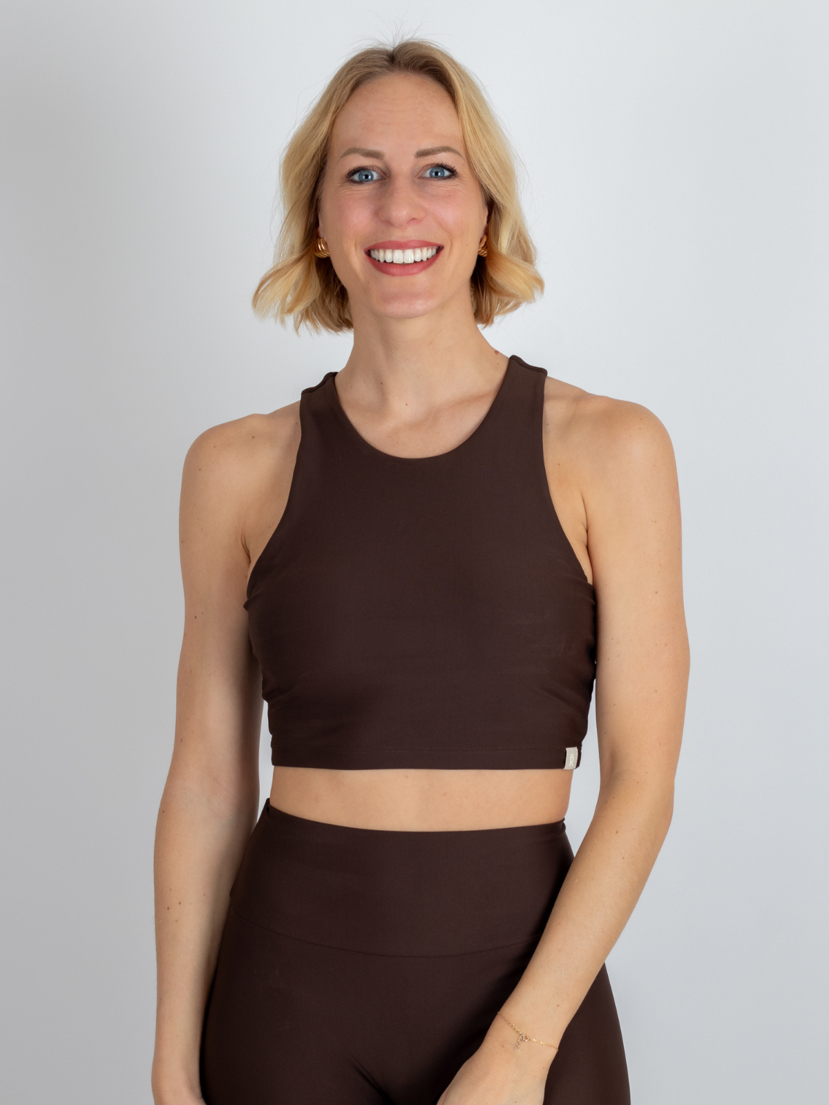 SILVIA TANK TOP - Espresso