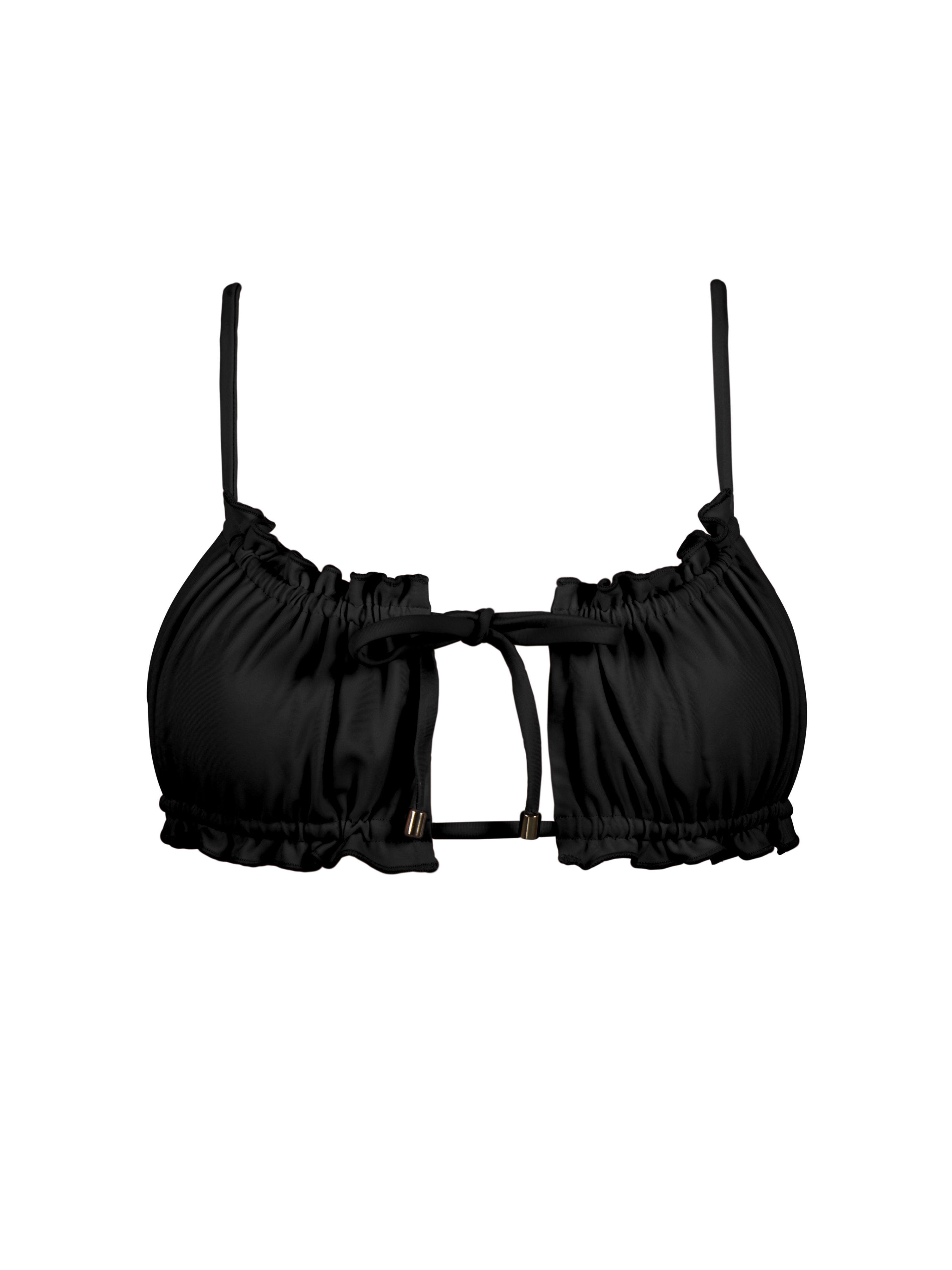 GABRIELLE BIKINI TOP - Black