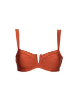 SVEA BIKINI TOP - Cannella