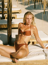 BETTY BIKINI TOP - Cannella