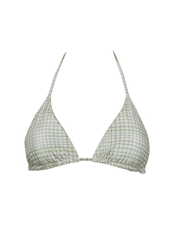Produktbild Bikini Oberteil grün weiss gemustert Palmar Swimwear