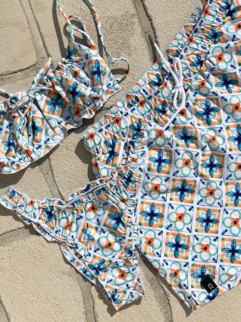 Swim Shorts - Porto Tiles