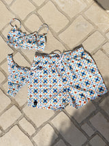 Swim Shorts - Porto Tiles