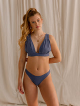 Feminin Bikini nachhaltig blau Palmar Swimwear