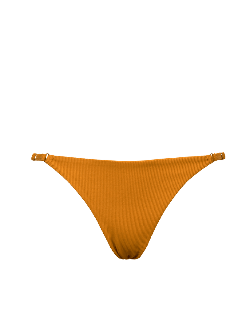Produktbild Bikini Unterteil gelb gerippt verstellbar Palmar Swimwear