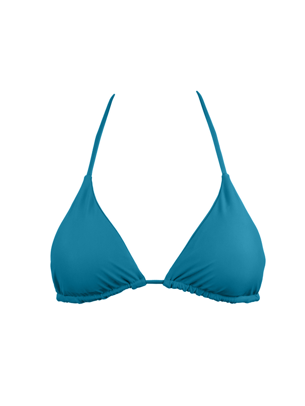 Produktbild Bikini Top blau recyceltem Stoff Palmar
