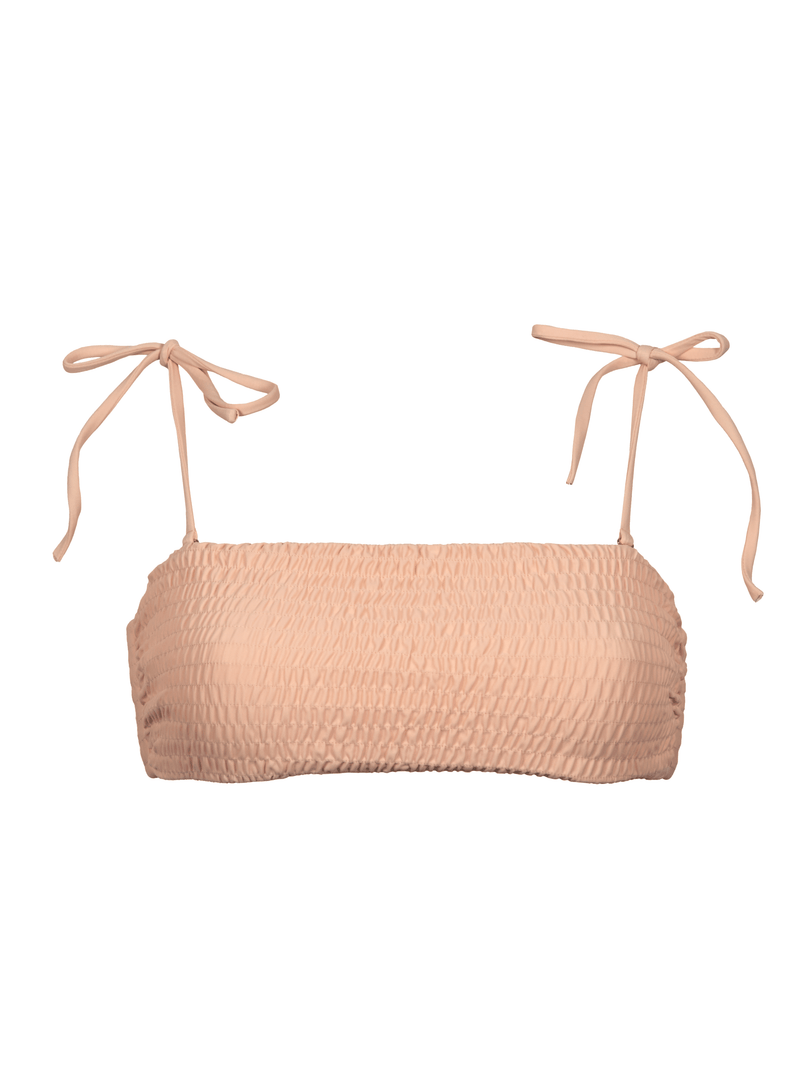 IVY TOP - Blush Shirred